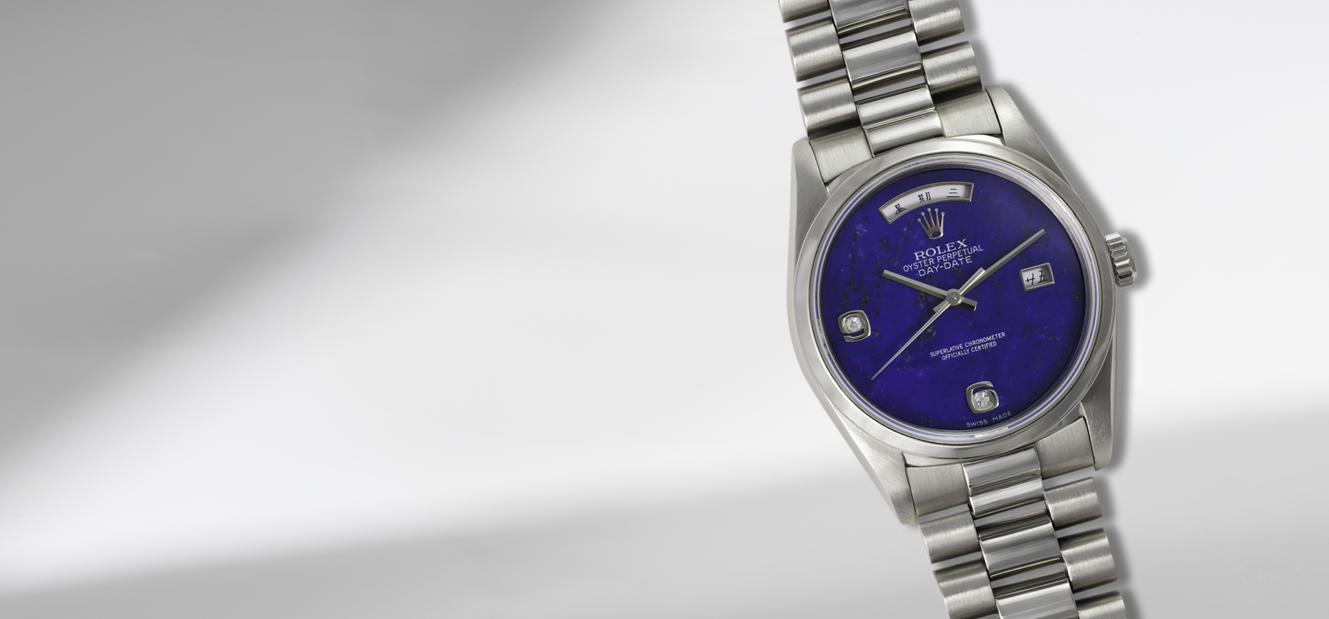 ROLEX DAY DATE RARE LAPIS LAZULI STONE DIAL 18206