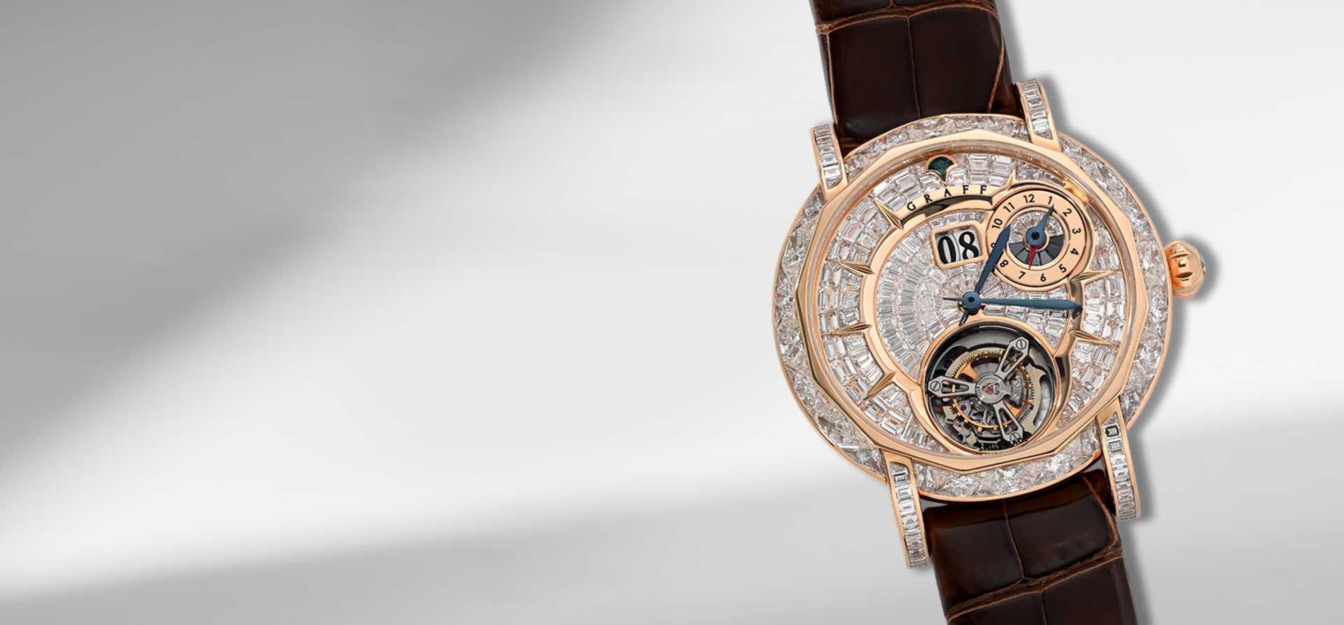 GRAFF Master Grand Date Dual Time Tourbillon MGUGMT43PGDF Limited 50 Pieces